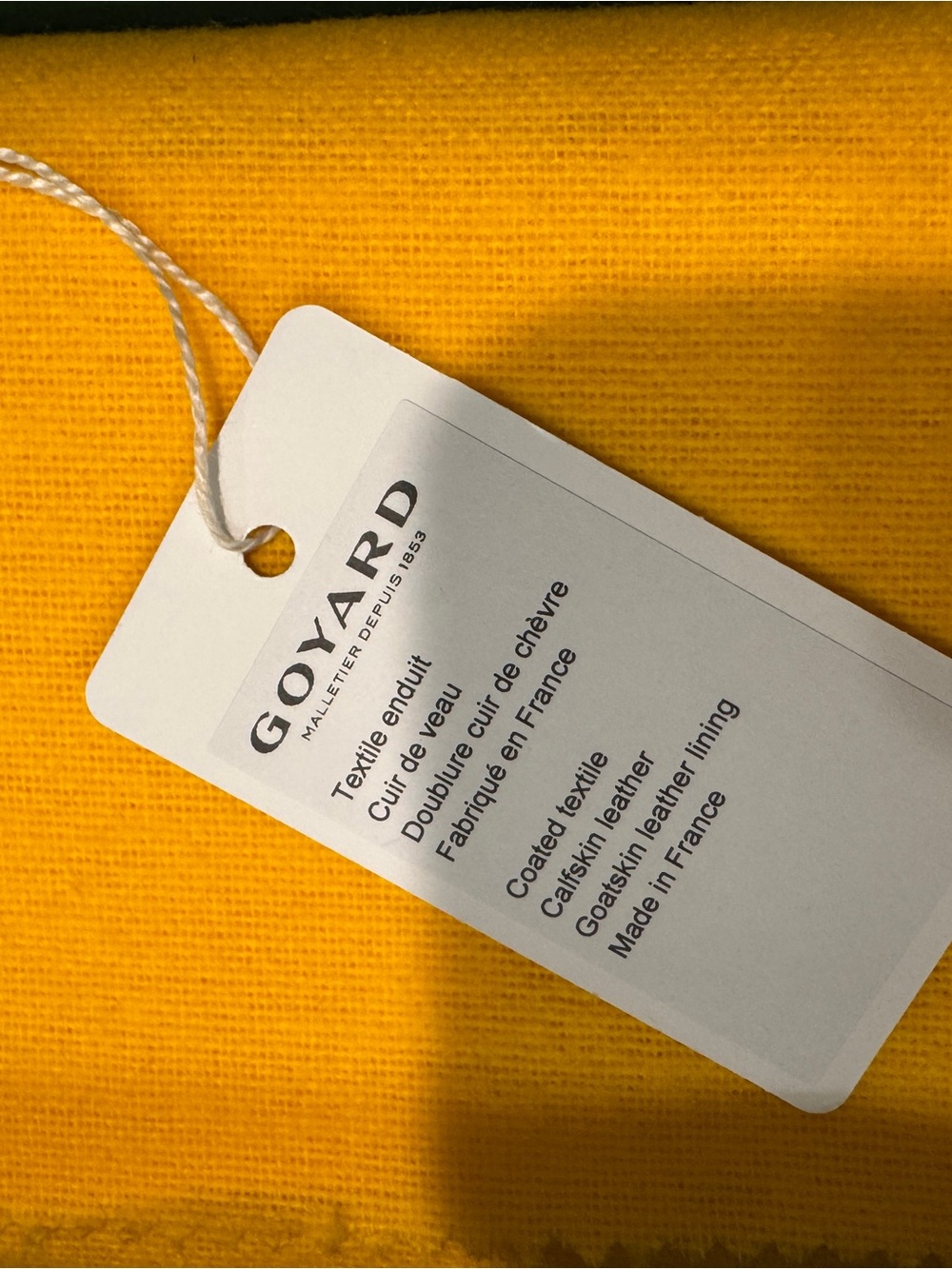 NWT Goyard White passport holder - Picture 4 of 4